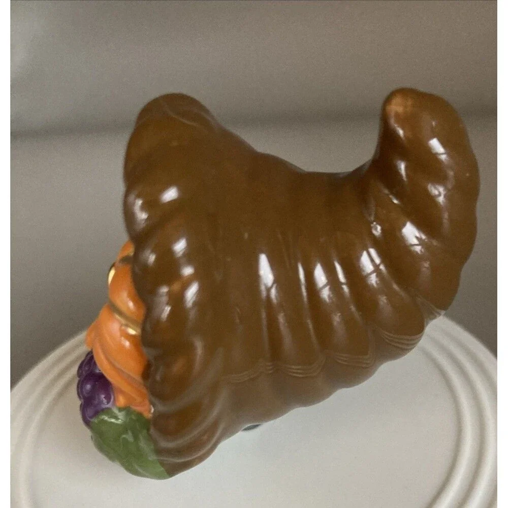 Nora Fleming Mini Autumn's Bounty Cornucopia Thanksgiving 